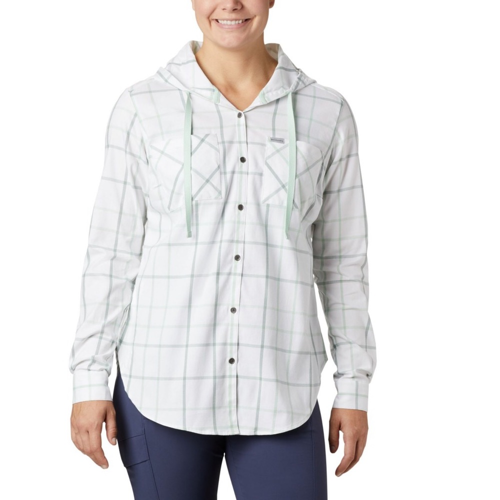 Columbia Hooded Long Sleeve Shirt